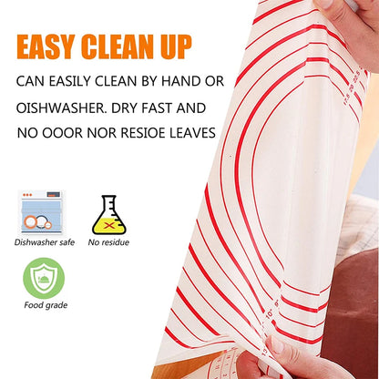 
"Striped cleaning towel with text describing its cleaning efficiency, featuring icons of a dishwasher, lab beaker, and protective shield."

